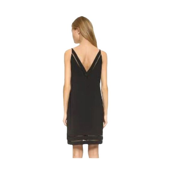 Zimmermann Ladder Size 4 Spaghetti Strap V Neck Dress Black - Picture 3 of 14
